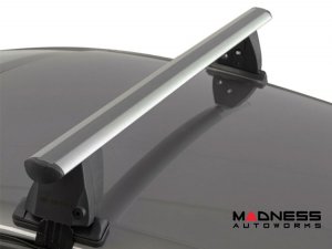 Alfa Romeo Giulia Roof Rack Cross Bars - for models w/o factory roof rails - Silver